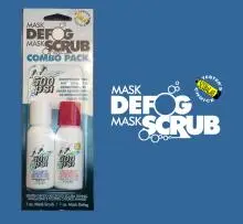 1 Oz. Mask Defog/ Mask Scrub Combo Pack