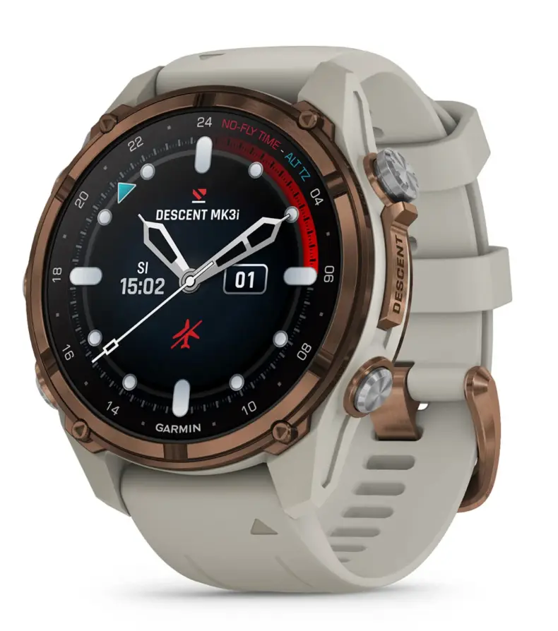 Descent MK3I 43 Mm, Bronze Pvd Titanium with French Gray Silicon