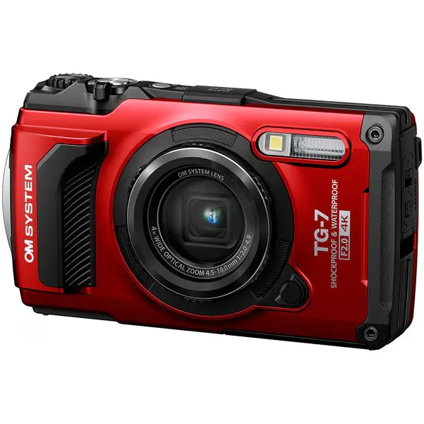 OM System Tough TG-7 Waterproof Camera view 3