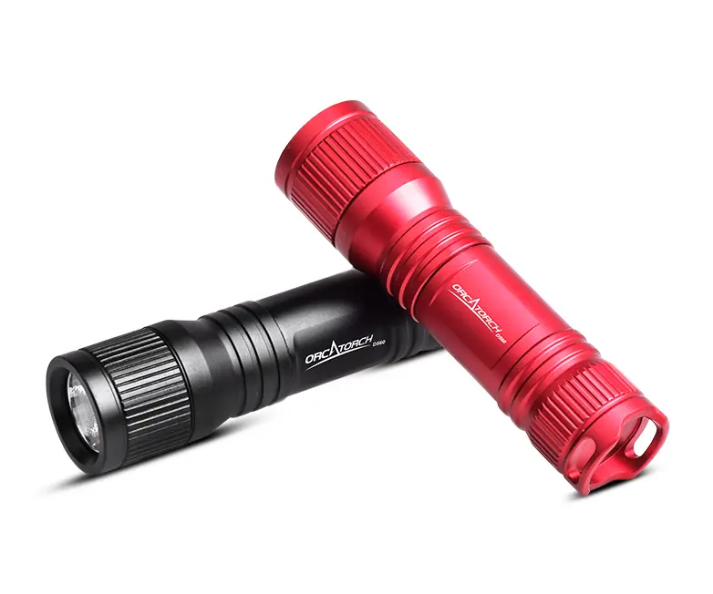 OrcaTorch D560 Mini Dive Light - Red