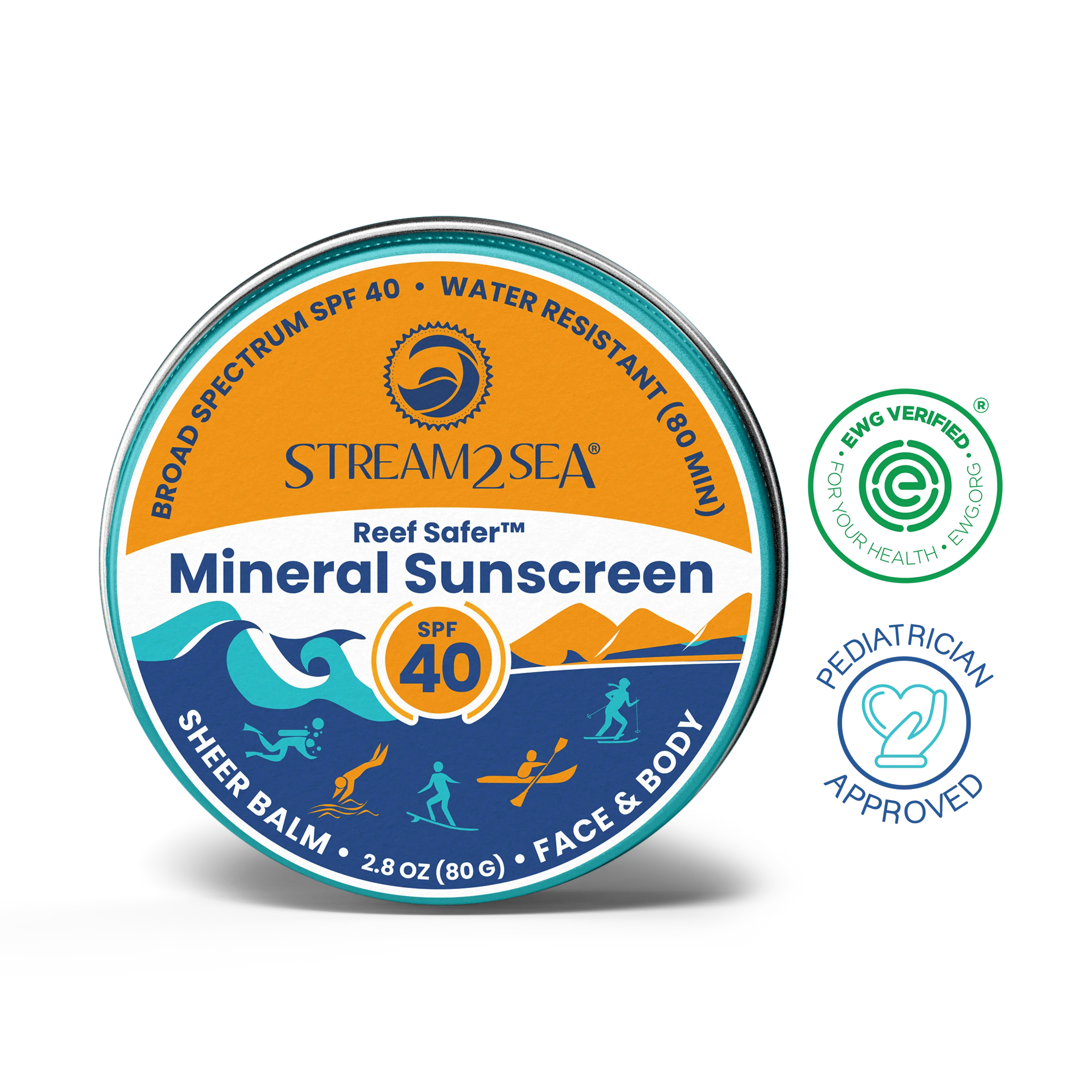 SPF 40 Sport Sunscreen Zinc Balm